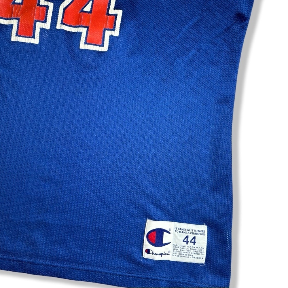 Vintage 90s Champion Derrick Coleman NY Nets Basketball Jersey - Picture 5 of 5